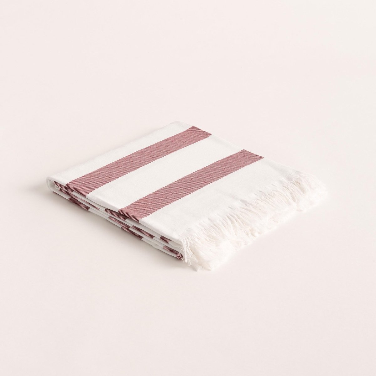 Elzusha - Strandlaken Pareo - Rectangular met Fringes - Blauw/Beige
