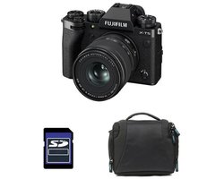 FUJIFILM X-T5 SCHWARZ + 16-50mm Objektiv + Tasche + 8GB SD-Karte