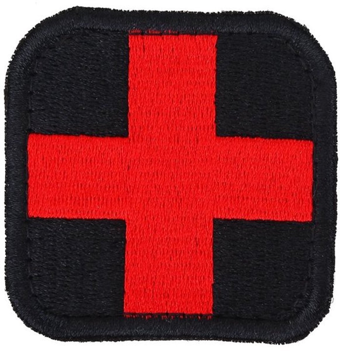 SPHProducts - Medic Rode Kruis Patch - Tactische Militaire Eerste Hulp - Zwart