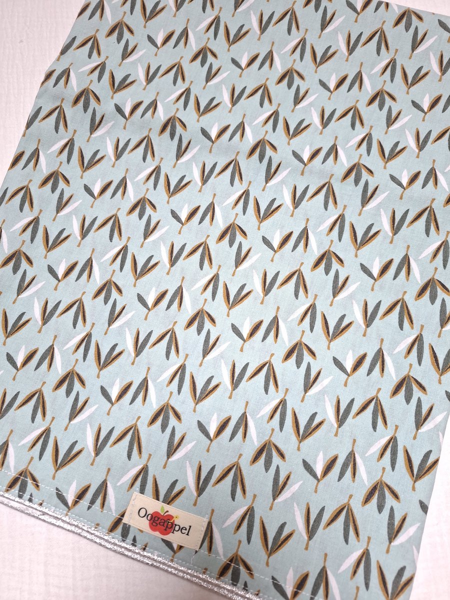 Oogappel Blaadjes Katoen Ledikantlaken 120x150 cm-Groen