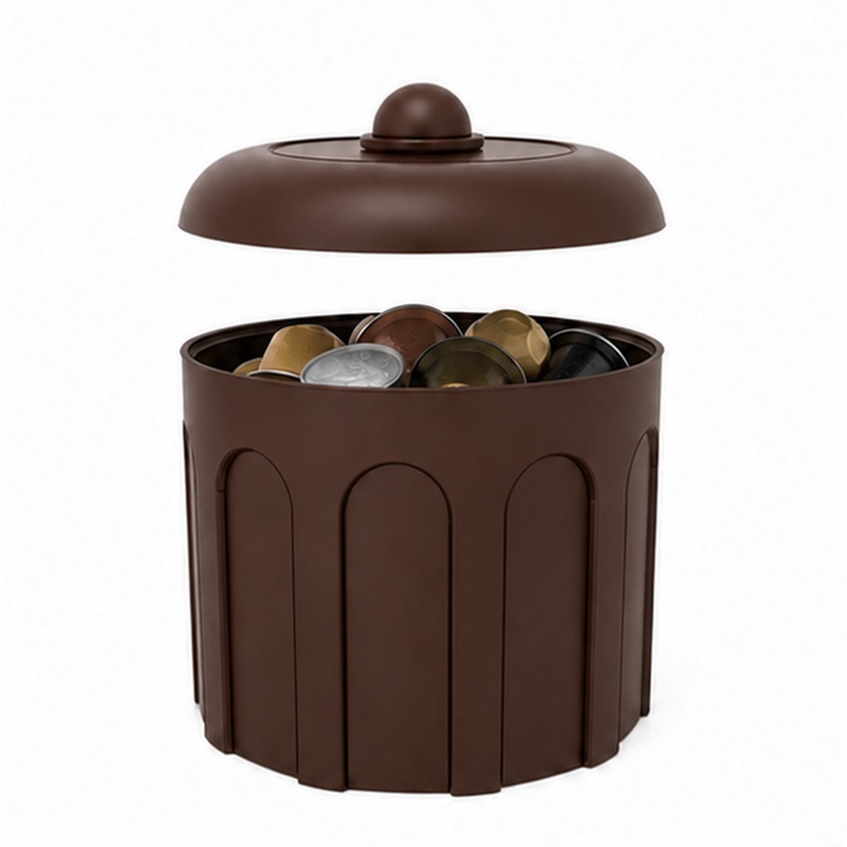 Fiastra Imperium universele houder voor koffiecups - Bruin