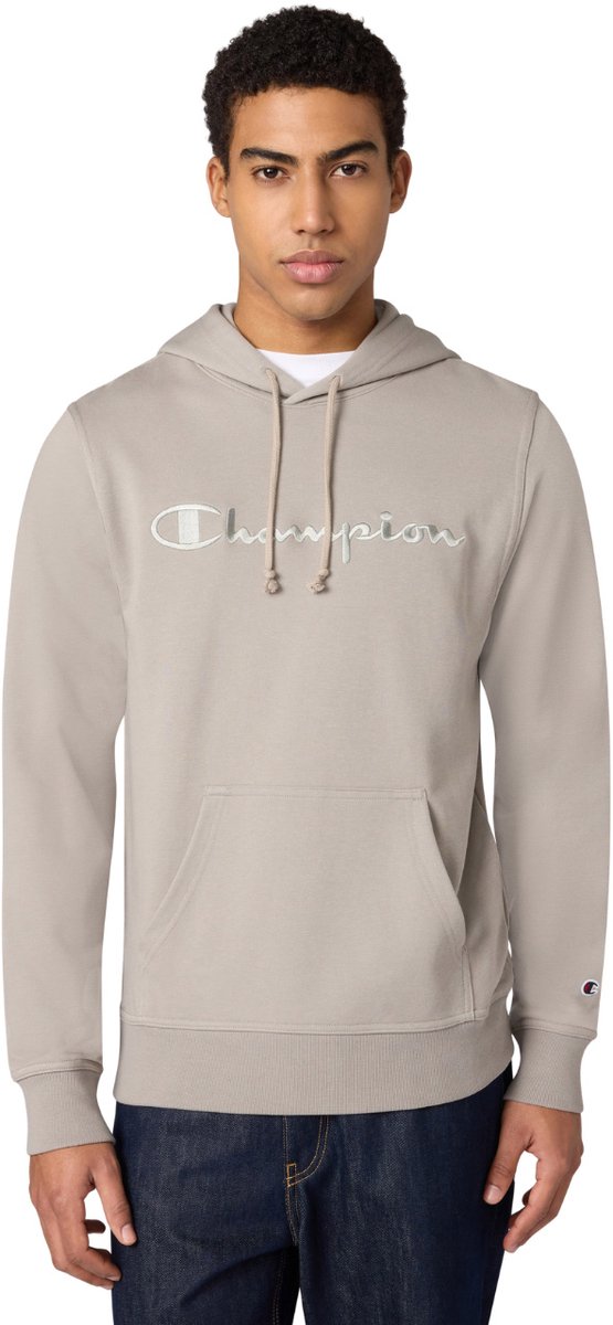 Champion Sweater Heren Hooded Sweatshirt Beige - Maat M