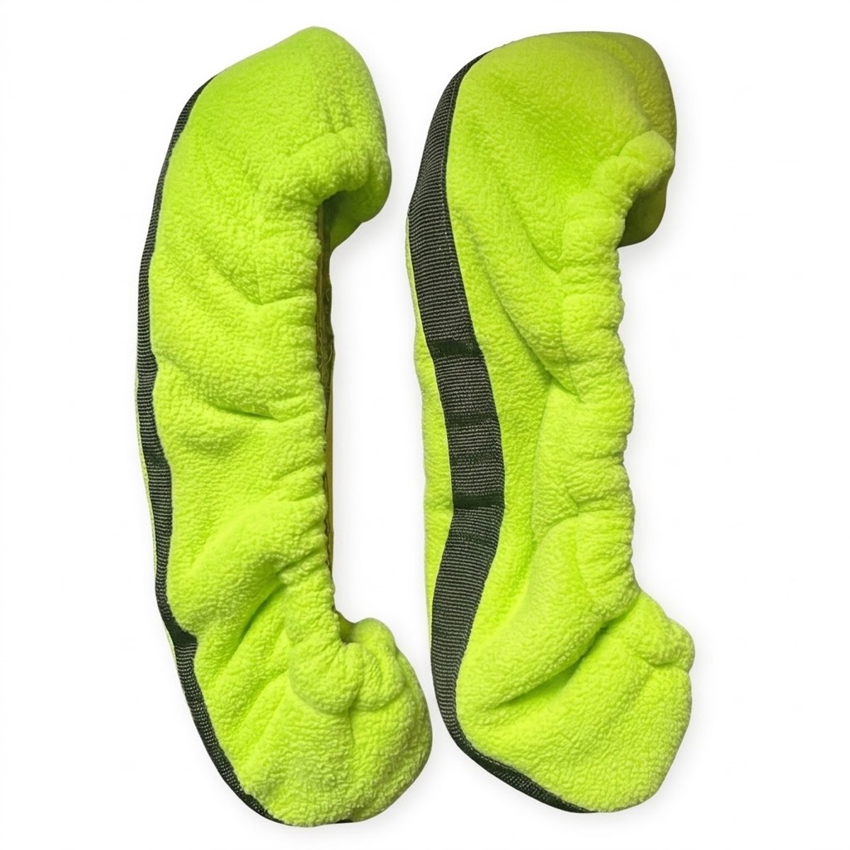 Groen schaatsbeschermers maat M dames heren – 1 paar 2 stuks zachte schaats beschermers – flexibele beschermhoes voor schaatsijzers ijshockeyschaatsen en kunstschaatsen