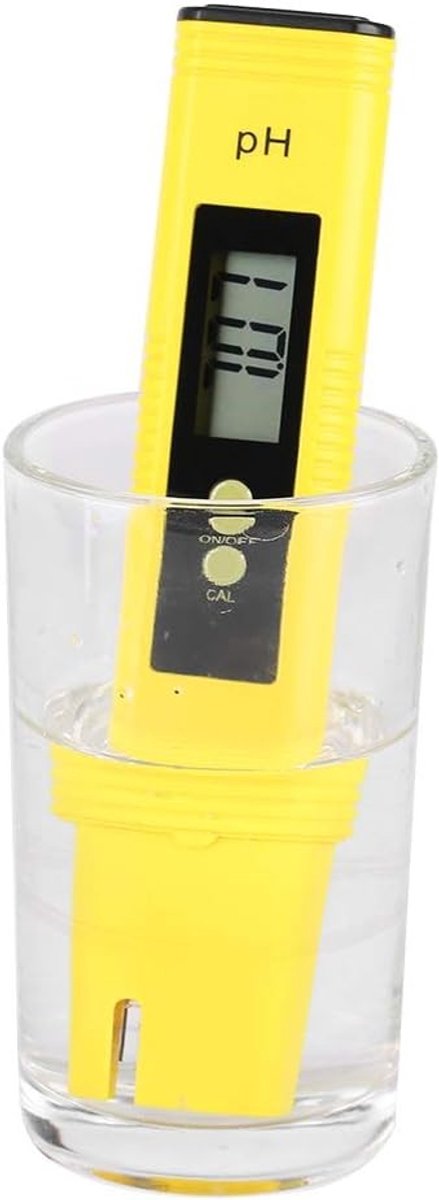 LCD Digitale PH-Meterpen - Geen Kleur - 1 x 1 x 1 cm - Waterdichte PH-tester met Automatische Kalibratie - Voor Aquarium, Zwembad en Wijn