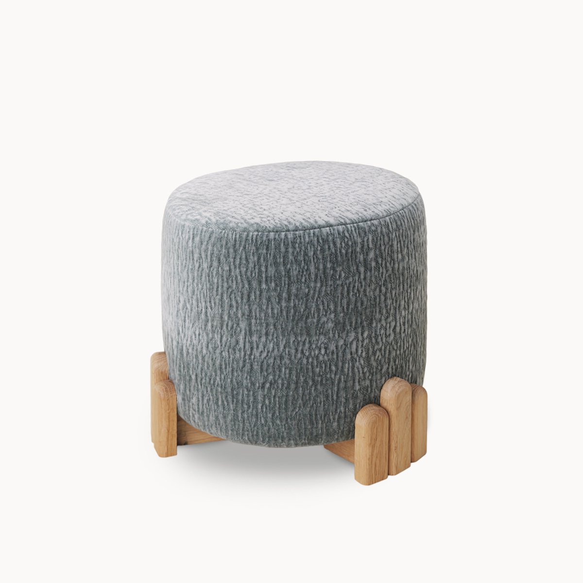 Your Little King Poef Little - In The Forest - Dutch Design - Handgemaakt in Nederland - Eikenhout