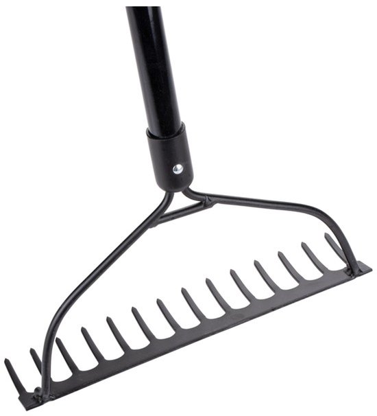 BLACK+DECKER Egalisatie Hark - 150 CM - Glasvezel en Koolstofstaal - Zwart/ Oranje van BLACK+DECKER — afbeelding 3