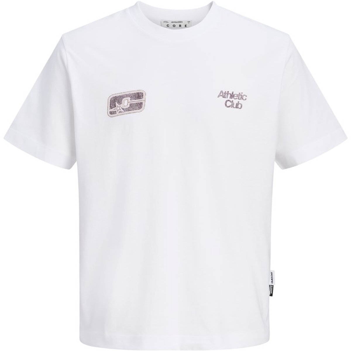 Jack & Jones t-shirt jongens - wit -JCOlegacy - maat 128