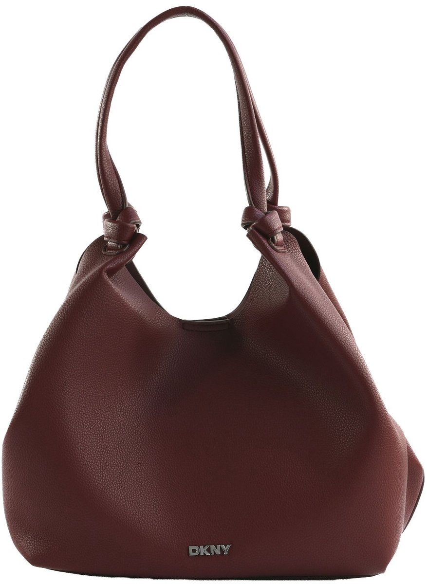 DKNY handtas schoudertas Paula Tote Bag Aged Wine wijnrood