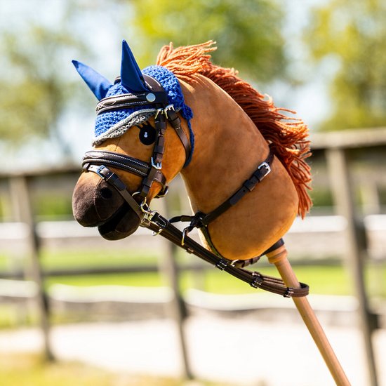 QHP Oornetje Hobby Horse Kobaltblauw - ONE van Merkloos — afbeelding 2