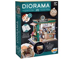 Buki - Modelbouwpakket - Diorama - Hout - Miniatuurcafe
