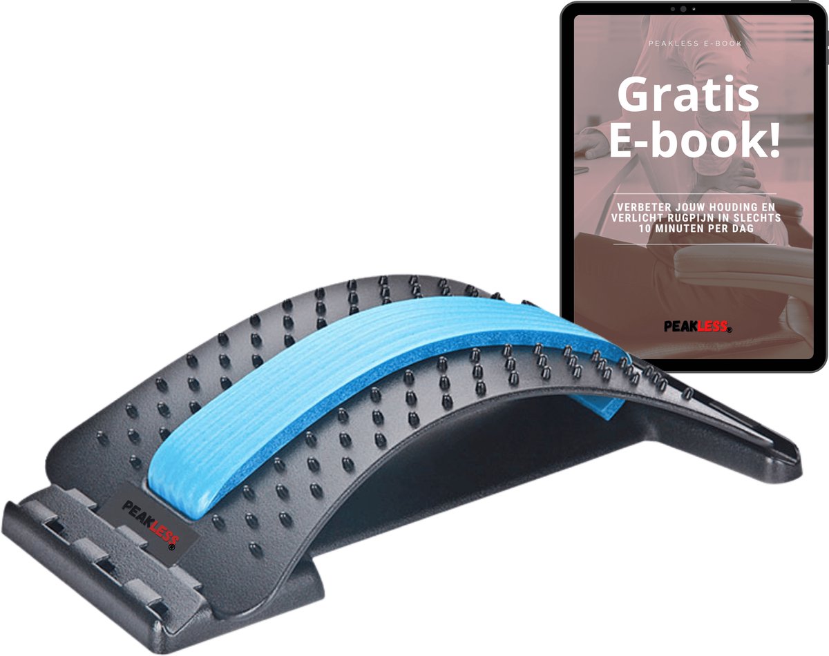 Peakless Verstelbare Backstretcher met Gratis E-Book - Peakless - €19,99