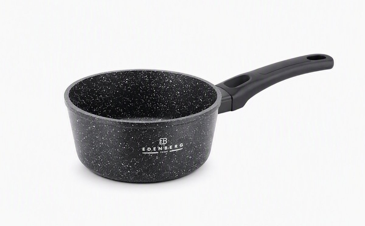 Edenberg – Steelpan 20 cm – EB‑7458 – Marmeren Antiaanbaklaag – Inductiegeschikt