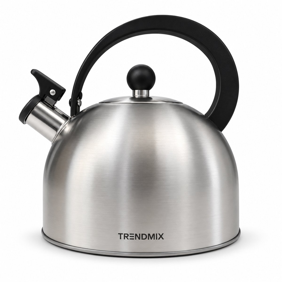 Trendmix Fluitketel geborsteld RVS 2,5 Liter – Fluitketel voor Inductie & Gas – Cool-Touch Handvat