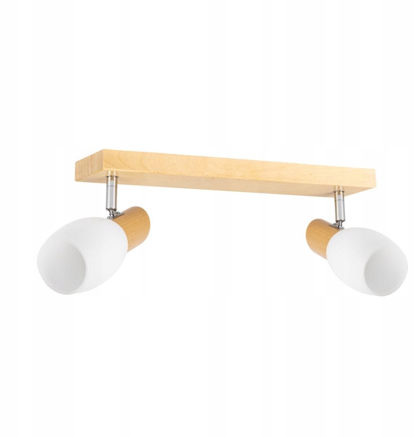 Plafondlamp BIRGIT E14 Hout Naturel 2-lichts