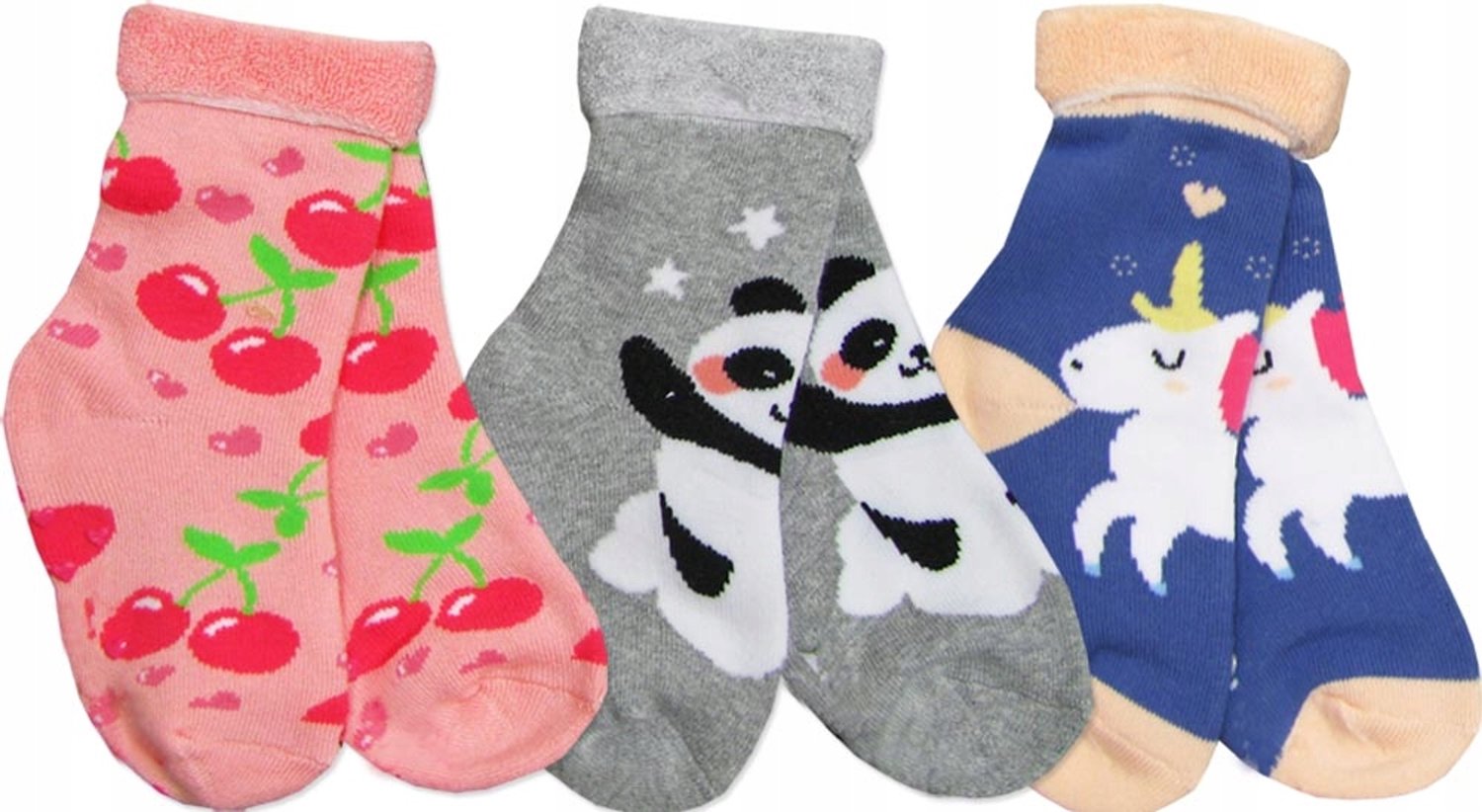 3 Paar Dikke Frotte Sokken voor Kinderen - Maat 17/19