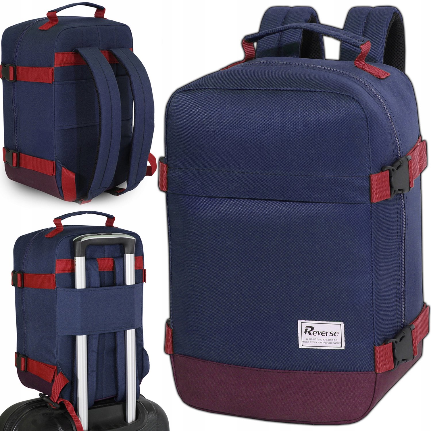 Handbagage Rugzak 40x20x25cm - Vliegtuig, Ryanair, Wizzair