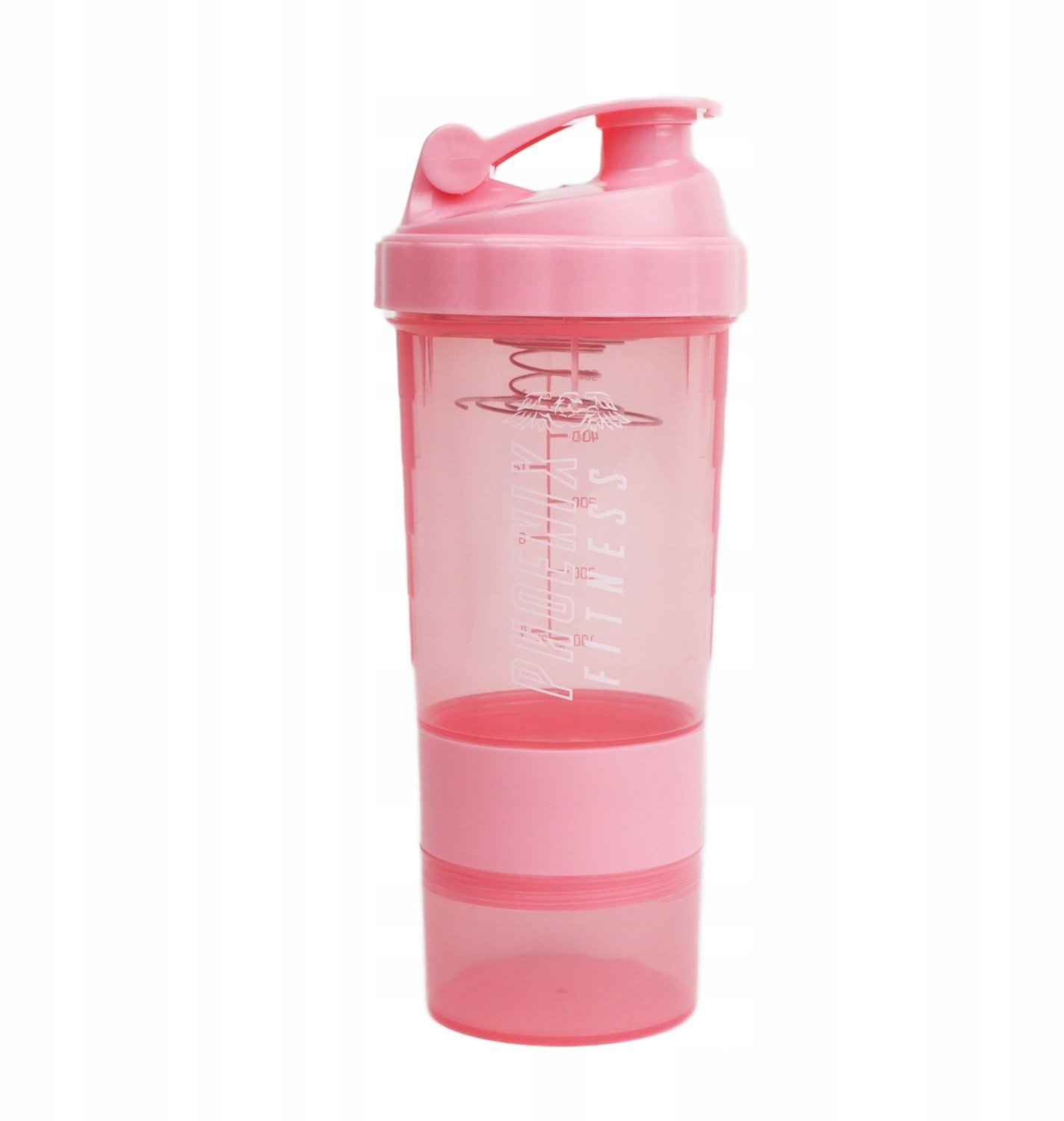 Merkloze Shaker Bidon met 3 Bakjes - 700ml - BPA-vrij