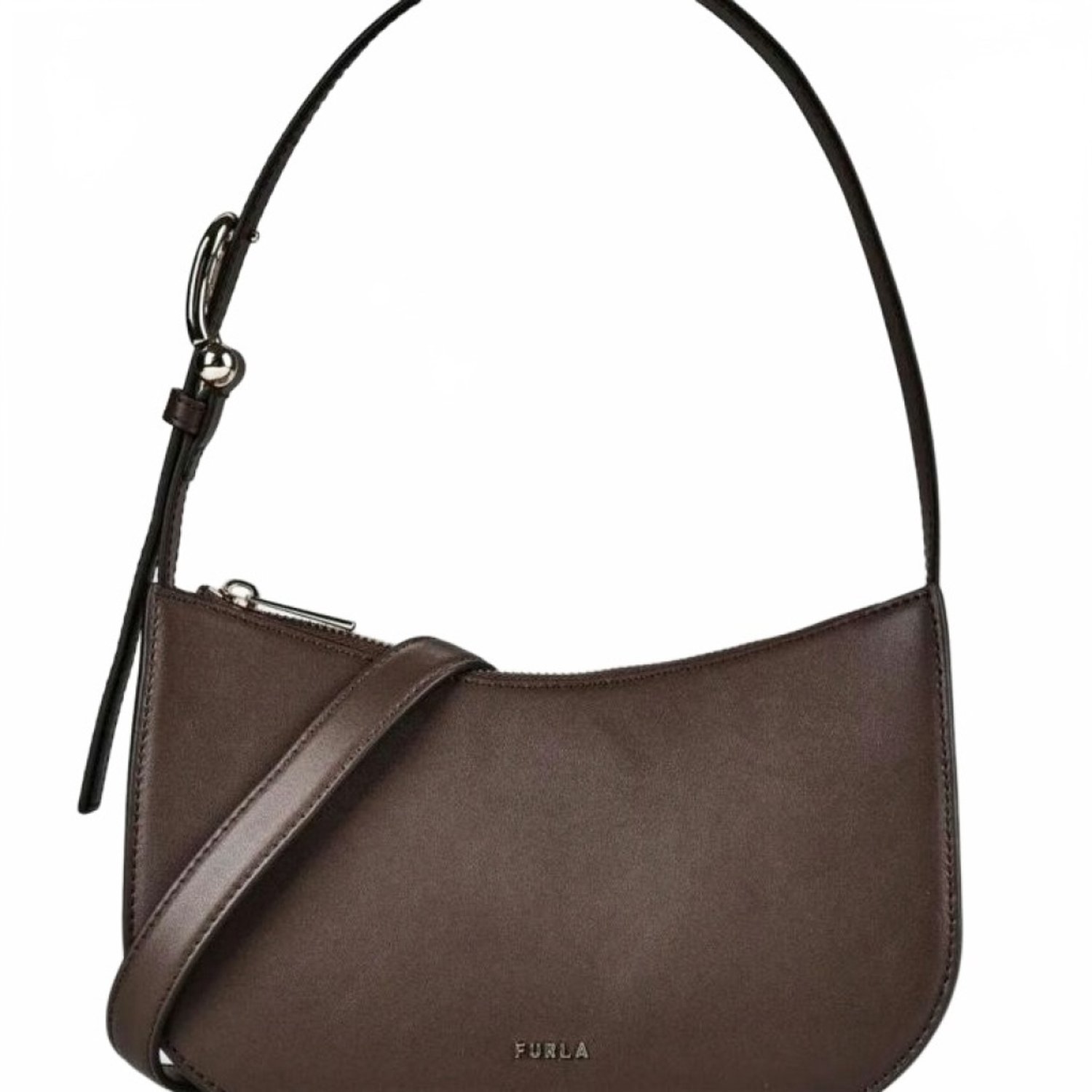 FURLA Leren schoudertas Sara Shoulder Bag Toni Nero zwart
