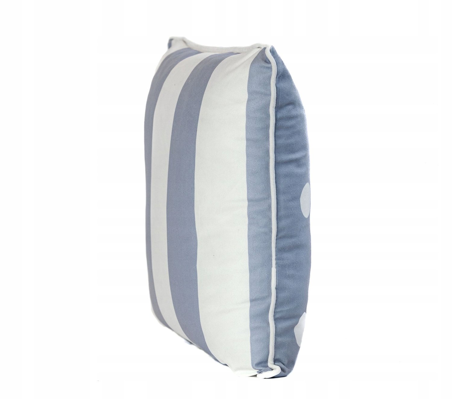 Dubbelzijdige Kussensloop DUO 45x45cm - Strepen & Stippen - Blauw Boho
