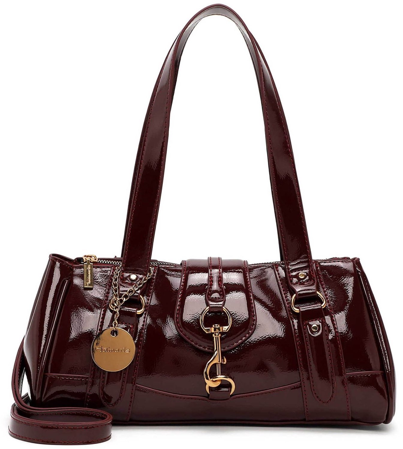 Tamaris schoudertas Marina Patent Cityshopper Wine wijnrood
