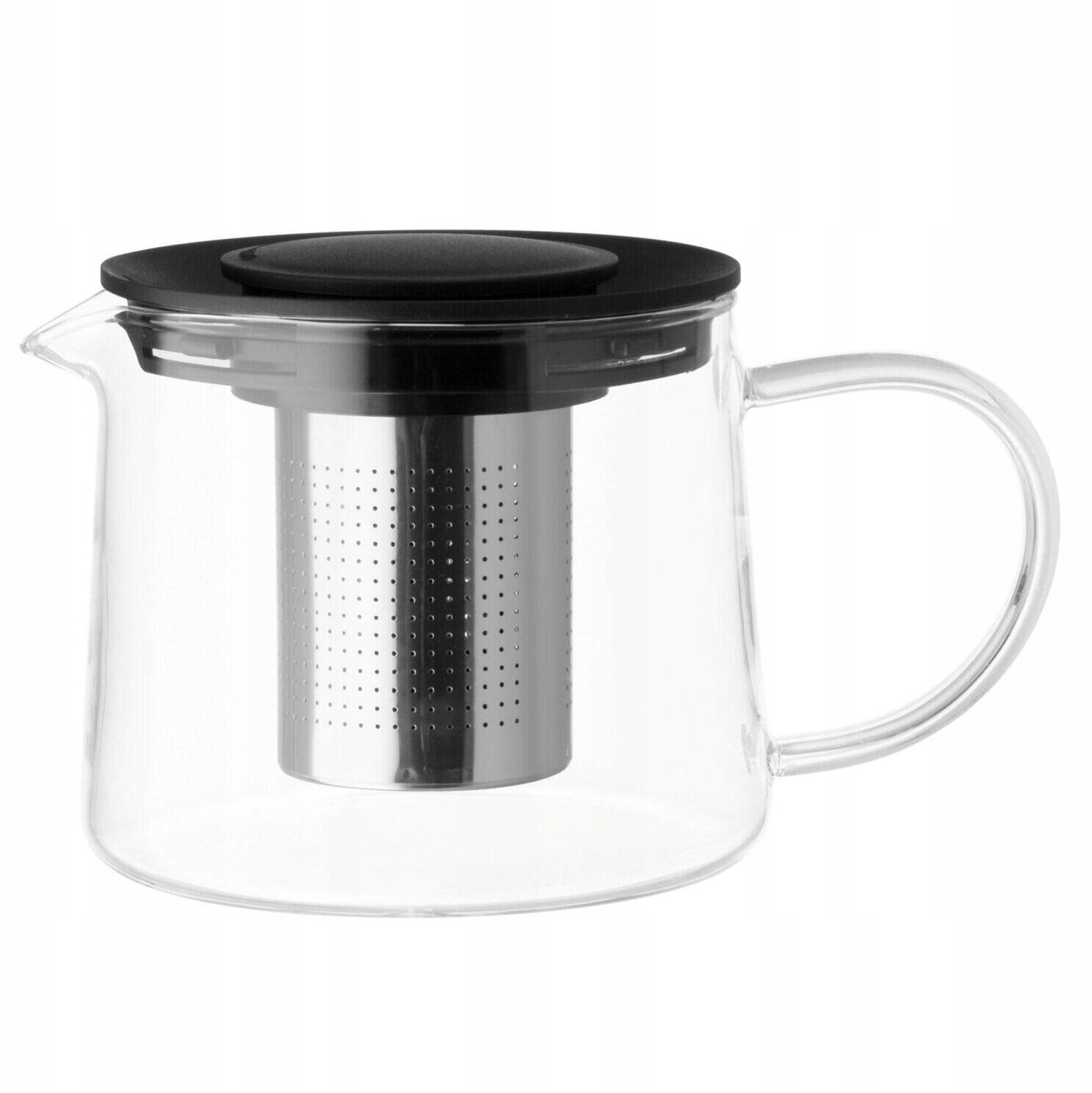 Glazen theepot met infuser, minimalistisch, 600 ml