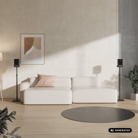 Maclean - Speaker stands - Verstelbare, draaibare luidsprekerstandaard, 2 stuks - +10°~-10°, max. 5 kg, MC-916 — afbeelding 4