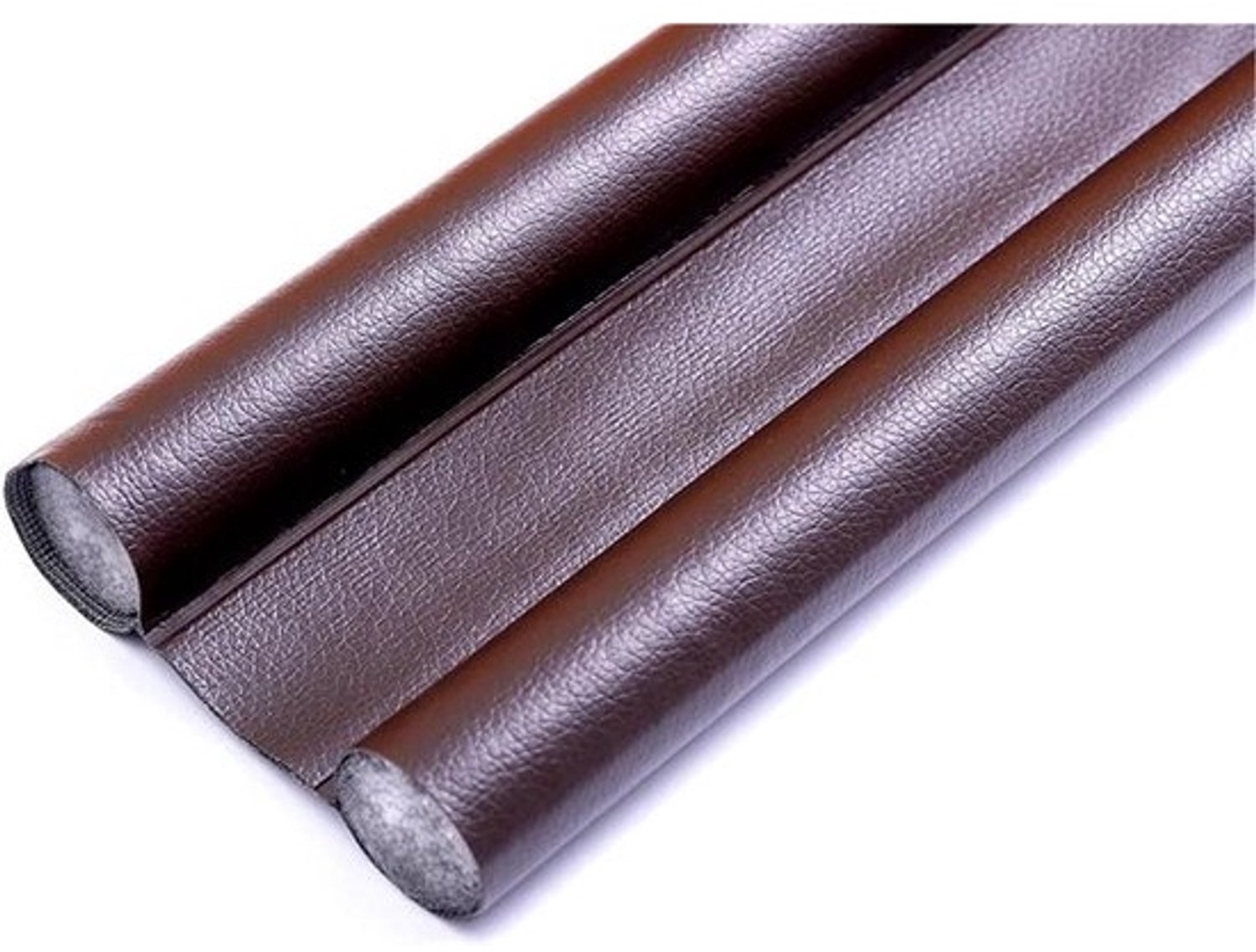 Flexibele afdichtingsstrip - Tochtstopper voor deuren - Houdt tocht buiten - Universele pasvorm - 93 cm - Bruin