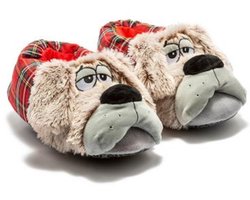 Berussa Twigy Yori sloffen voor dames - grijs/rood