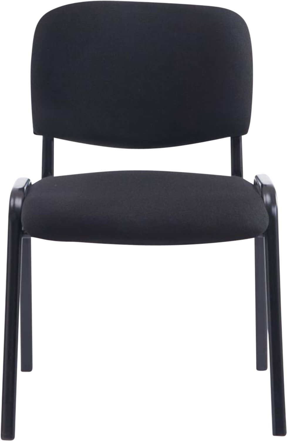 Eetkamerstoelen - Set van 4 - Stof - Zwart
