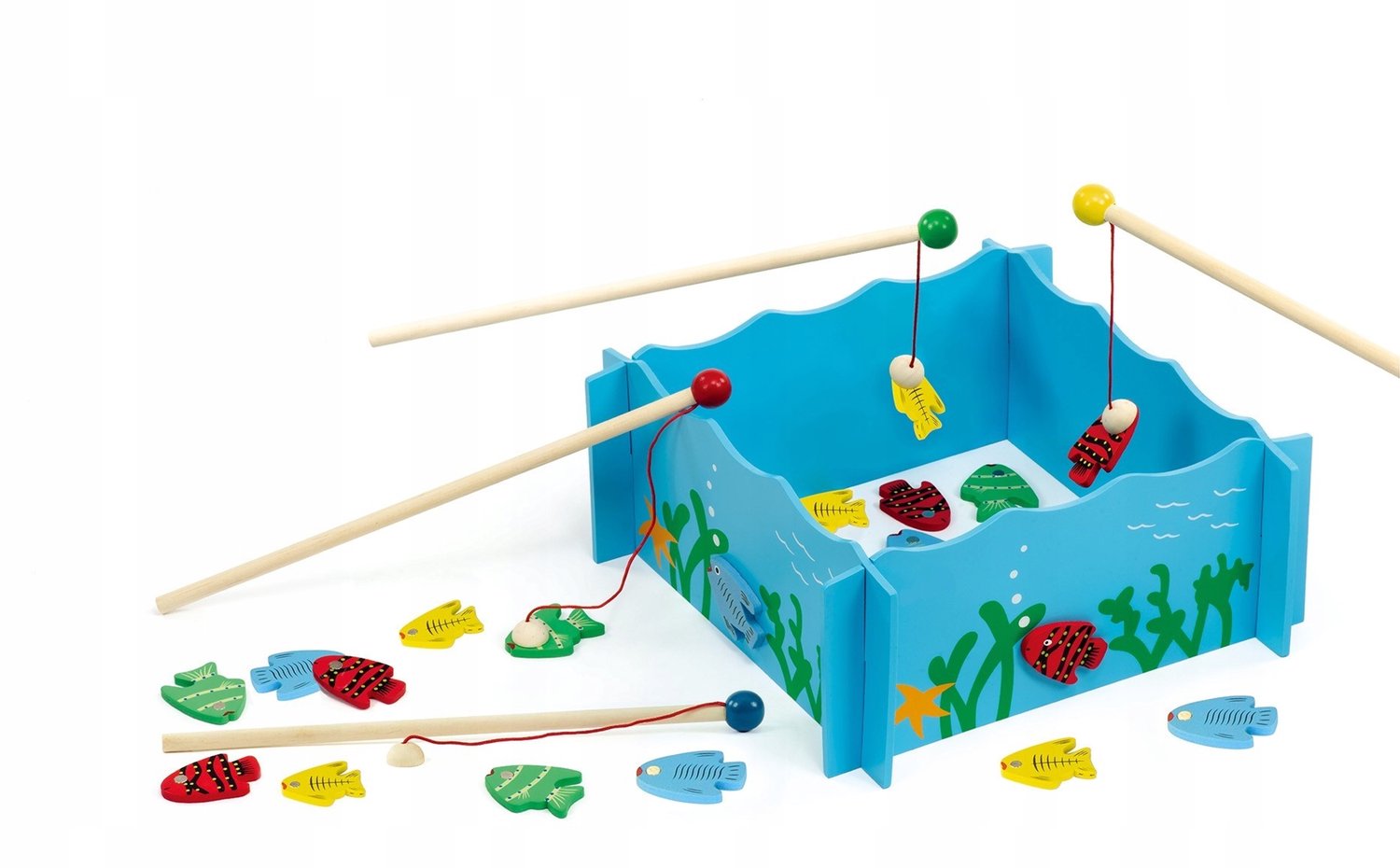 Viga Houten Vissen Spel - Educatief en Leuk voor Kinderen