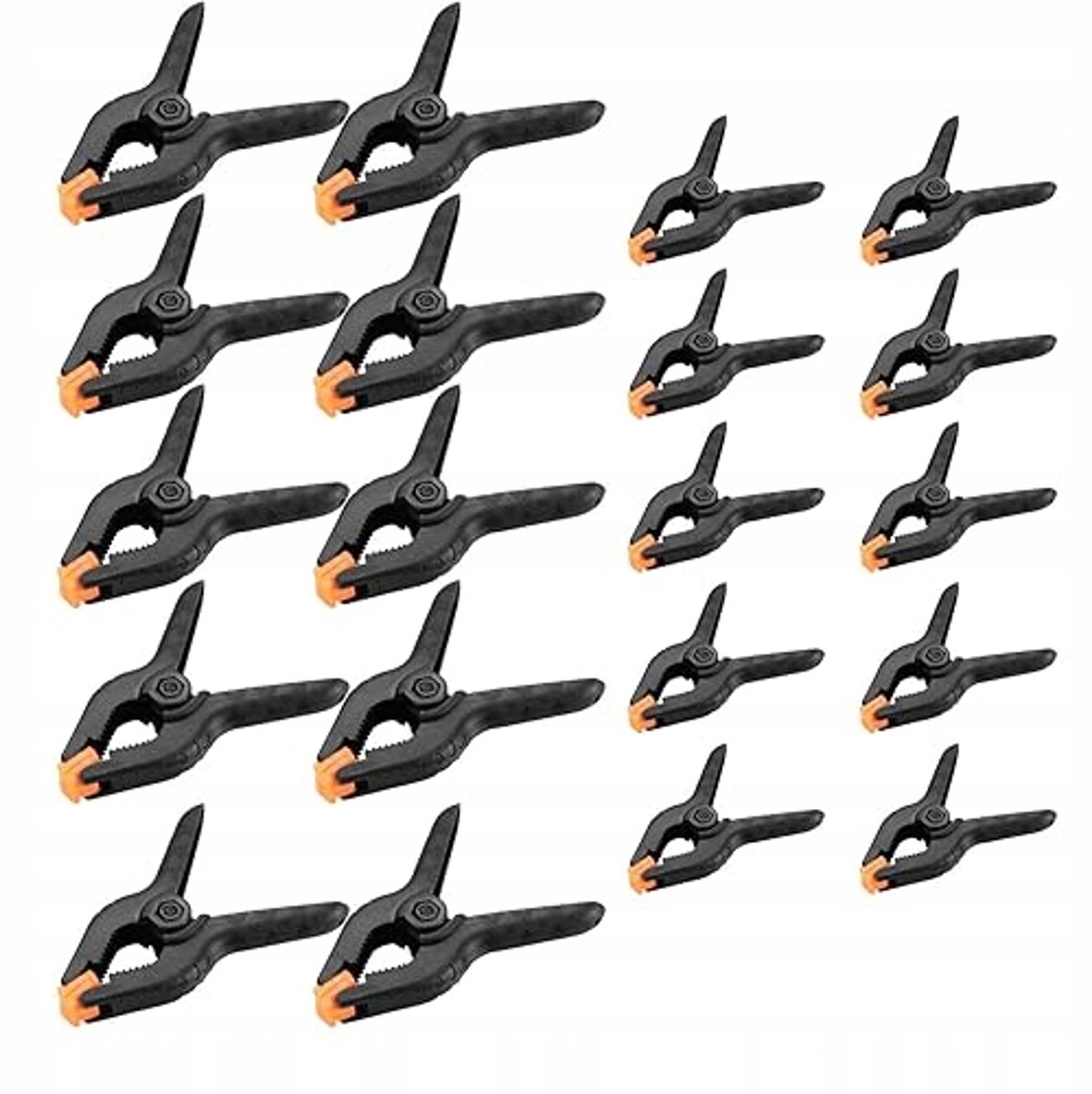 20x Klemmen Set, Veer Klem 5cm & 7.6cm