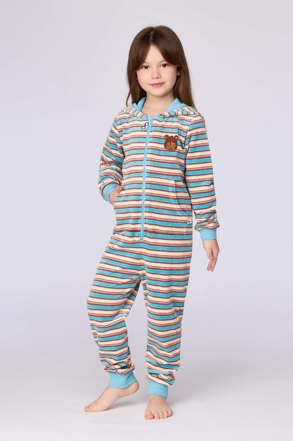 Woody Unisex onesie multicolor streep