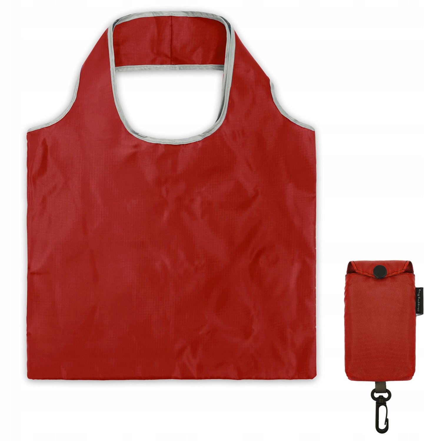 Opvouwbare ECO Shopper Bag - Rode Herbruikbare Netzak