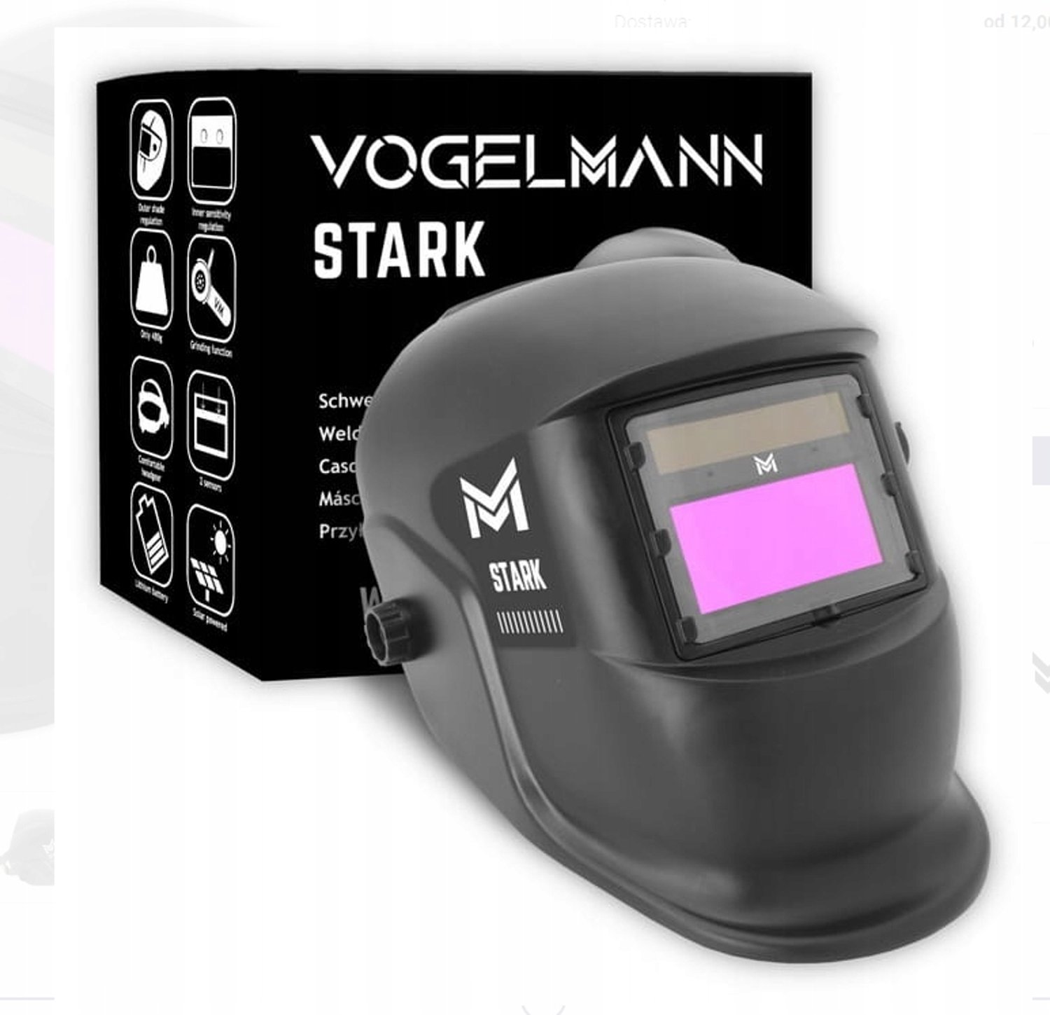 Automatische Lashelm Vogelmann Stark - Zelfdonkerend