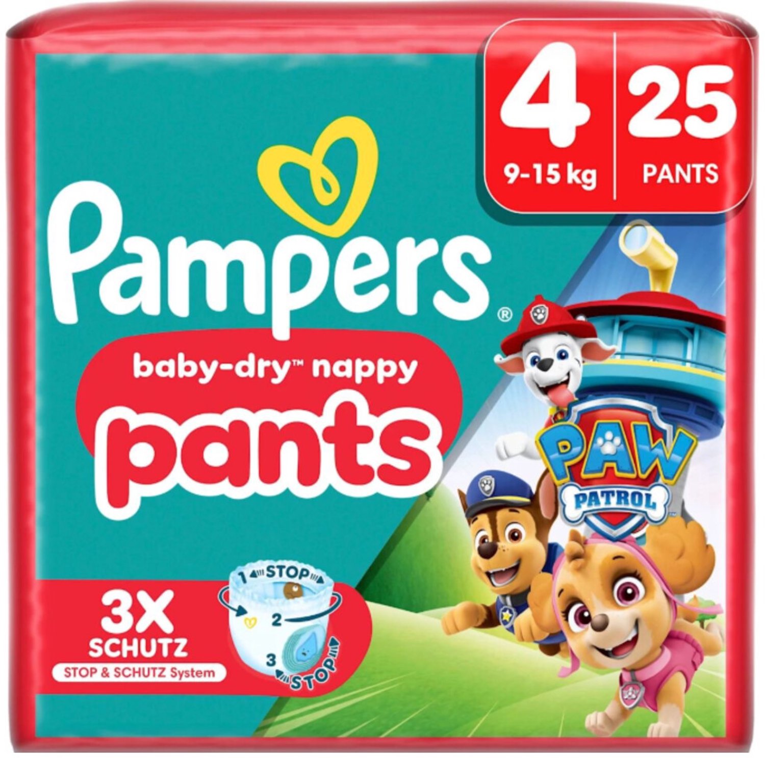 Pampers Baby Dry luierbroekjes maat 4 | 25 stuks