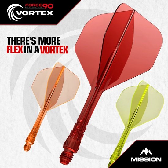 Mission Force Vortex 90 - Dartflight en Shaft Ineen - Zwart van Mission — afbeelding 3