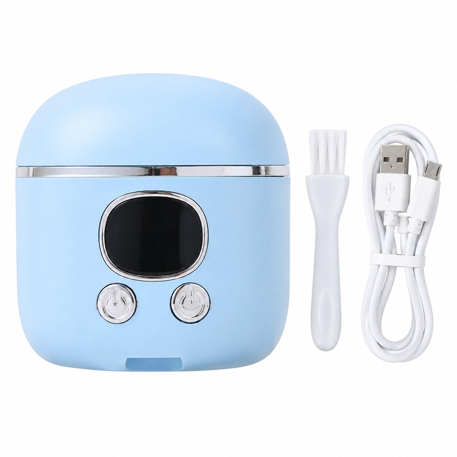elektrische nagelknipper - voor dikke en dunne nagels - 2 standen - met vergrootglas - blauwe Japanse verpakking