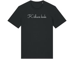 K'ÂHWE KAK T-SHIRT - S, Zwart