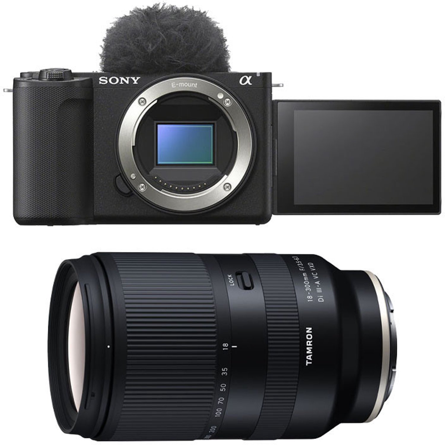 SONY ALPHA ZV-E10 II SCHWARZ + TAMRON 18-300 VC SCHWARZ
