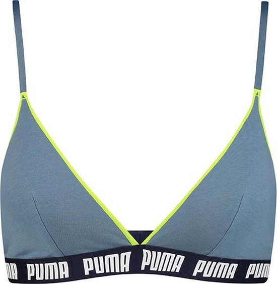 bol.com | Puma - Dames - Triangle Bralette - Blauw - M