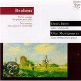 Denis Brott & Glen Montgomery - Brahms: Trois Sonates Pour Piano Et Violoncelle (CD)