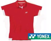 Yonex dames/kinderpolo - rood - maat XS