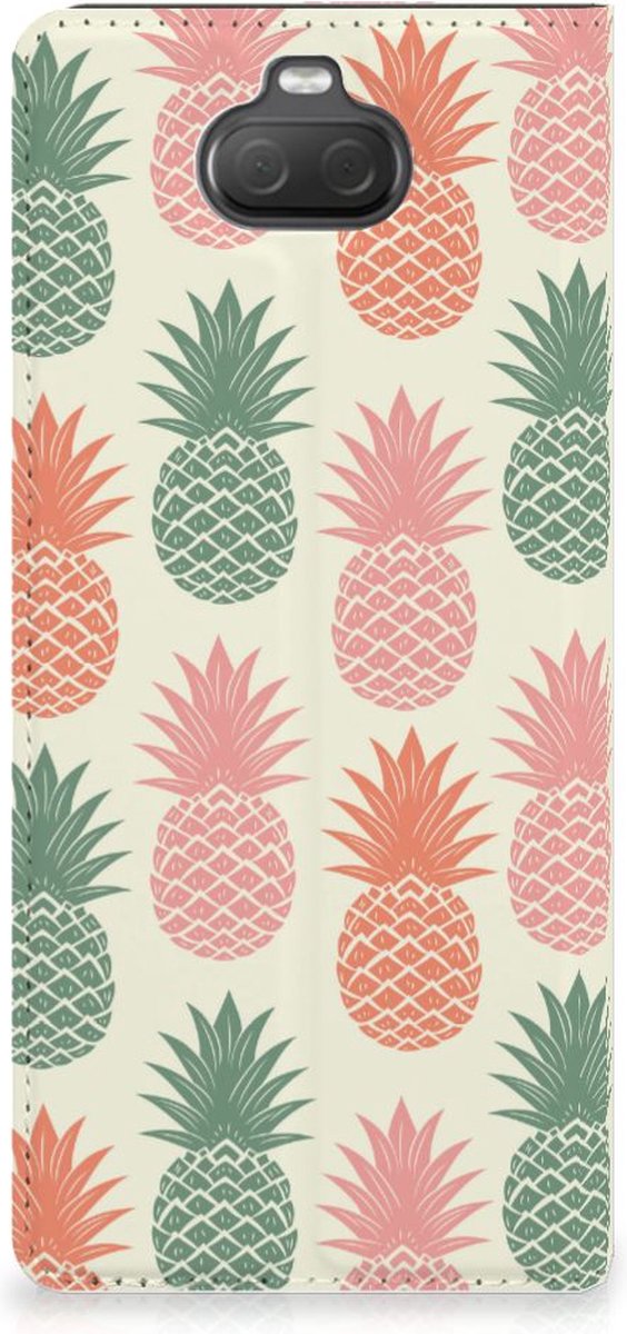 Sony Xperia 10 Flip Style Cover Ananas