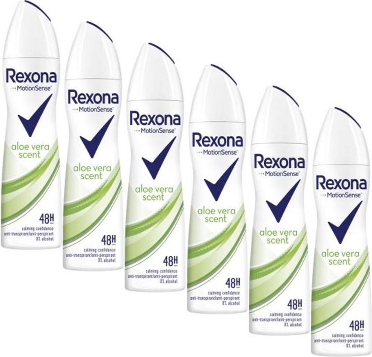 Goedkoopste Rexona MotionSense Aloe Vera Scent Deodorant spray 6 x 150 ml
