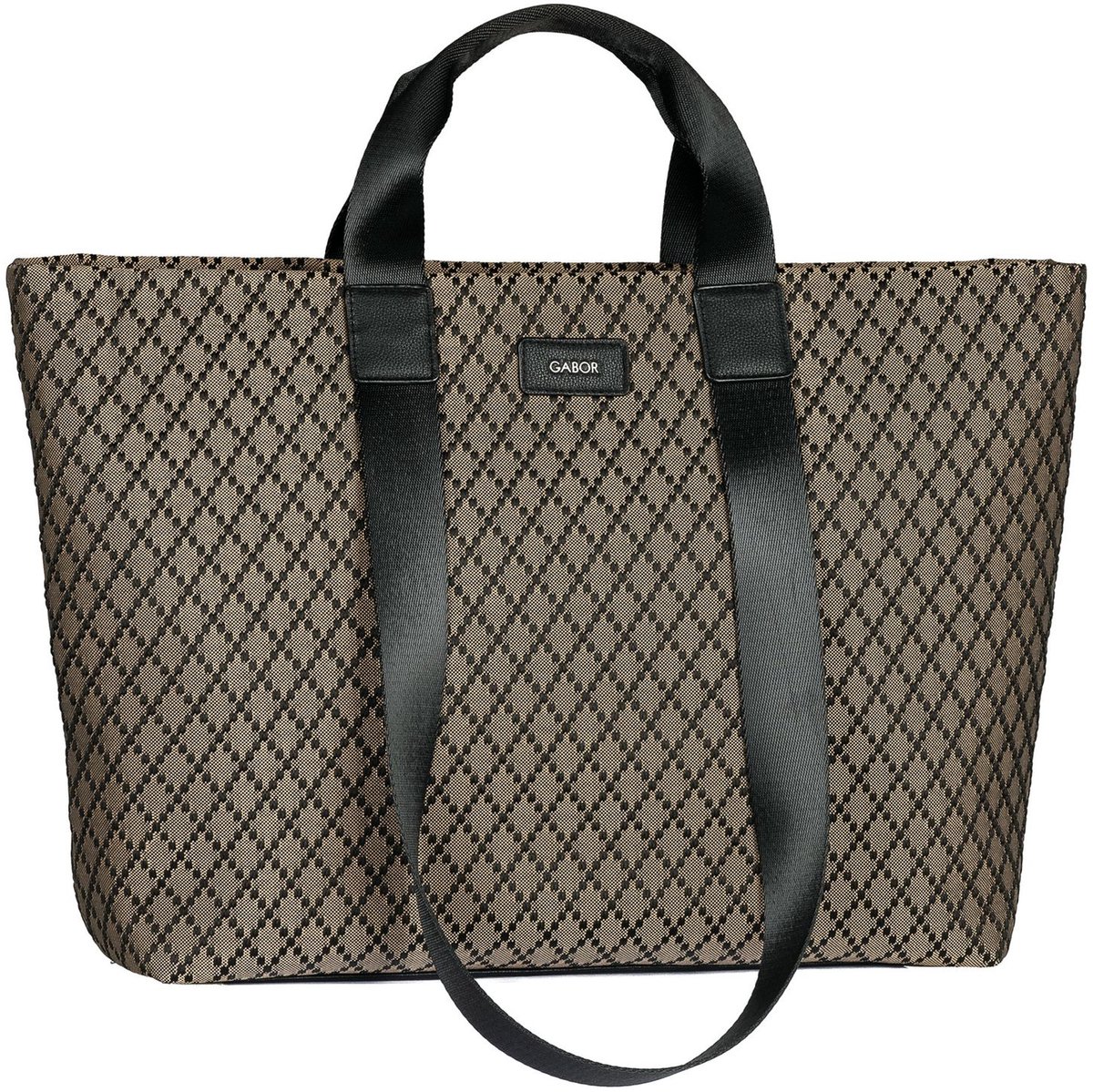 Gabor shopper schoudertas Helmea Zip Shopper Taupe