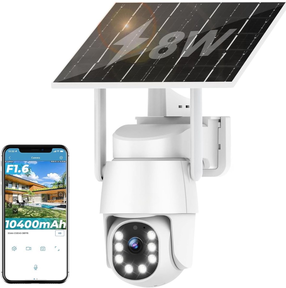 Zavio® Camerabewaking - Beveiligingscamera Draadloos Buiten - Bewakingscamera