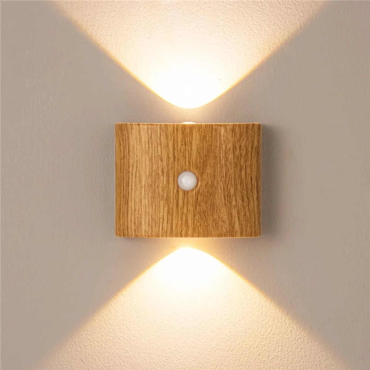 Slimme LED-wandlamp – Magnetische bevestiging – Draadloos nachtlampje met bewegingssensor – Oplaadbaar via USB – Touch-dimfunctie & bewegingssensor – Instelbaar in 3 lichtkleuren – Geschikt voor gangen, badkamers en slaapkamers