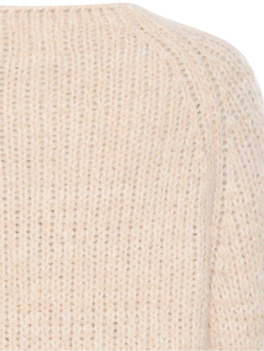 camel active Gebreide trui met wijde mouwen - Maat - Beigewomenswear-L