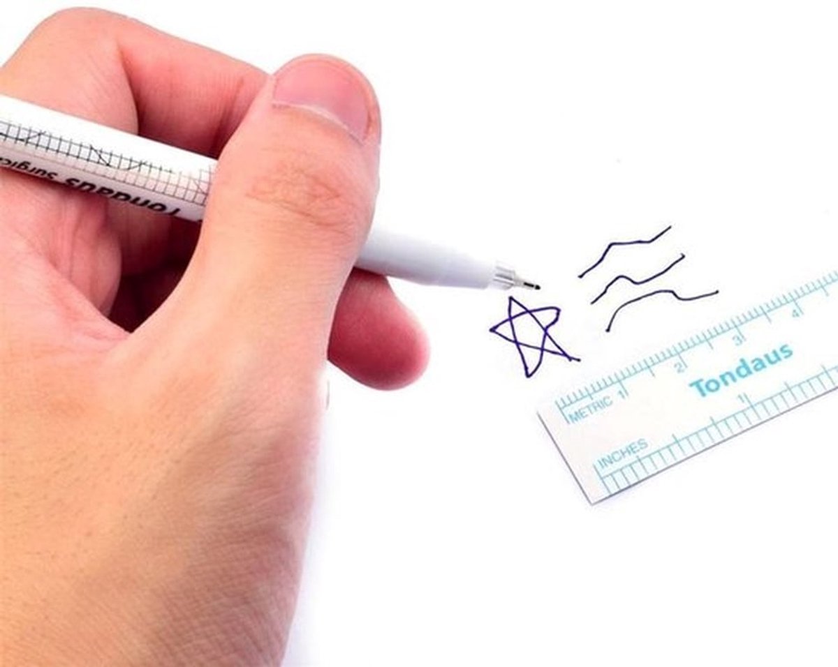 Skin Marker - 10 Stuks - Niet-giftige Inkt - Hygiënisch - Waterdicht - Voor Tatoeages/Piercings - Fijne Punten voor Nauwkeurige Lijnen - Tatoeagemarker