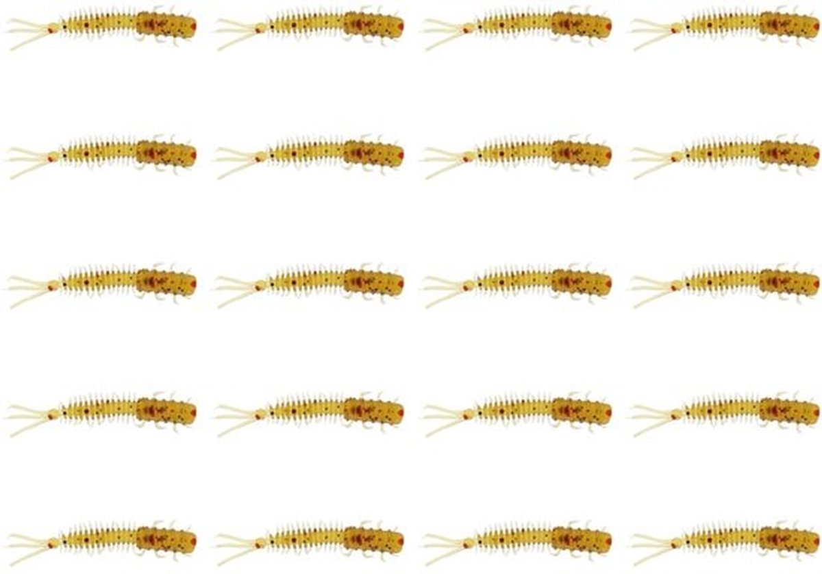 Kunstaas 20 Stuks - Insect Aas 45mm - Vissen Jig - Geschikt Voor Bas/Karper/Forel - PVC Materiaal - Hoge Levensduur